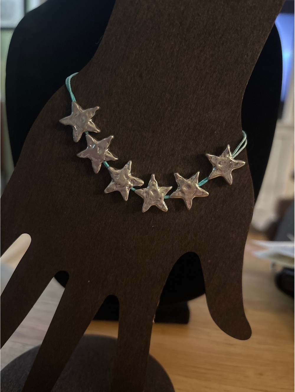 NWT Free People Silver Star Bracelet